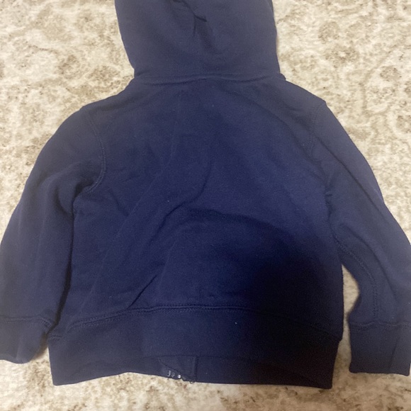 Ralph Lauren navy zip up hoodie with sweat pants size 12 months - Picture 3 of 5